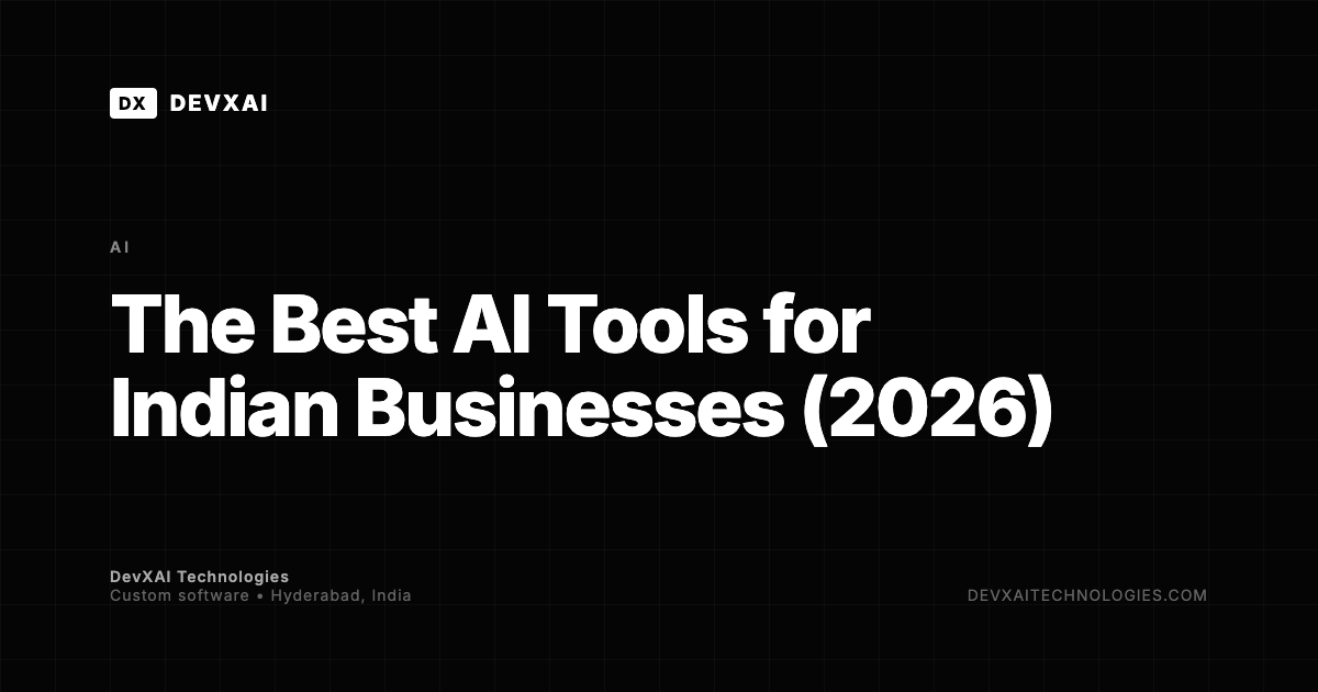 AI Tools Dashboard Concept